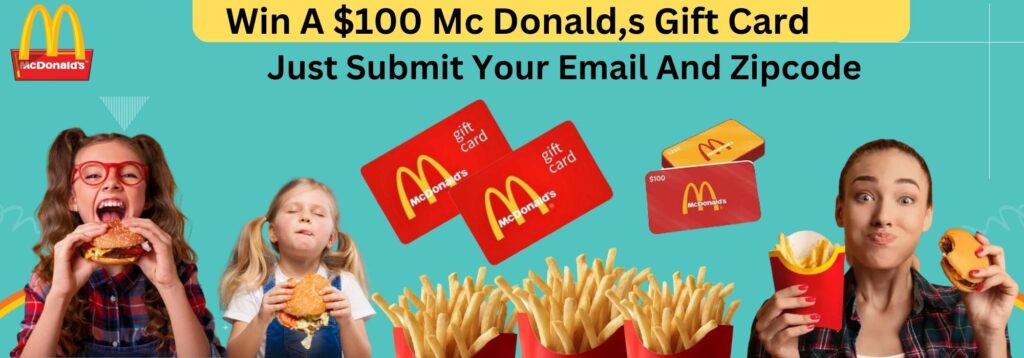 Mc Donald,s Gift Card