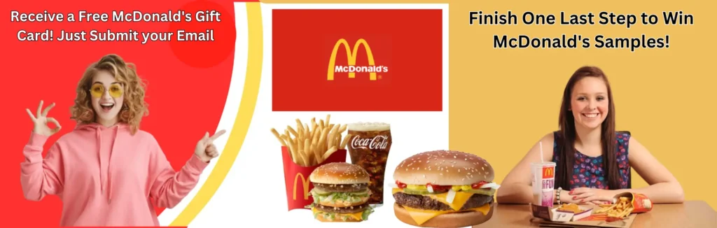 Mc Donald,s Gift Card